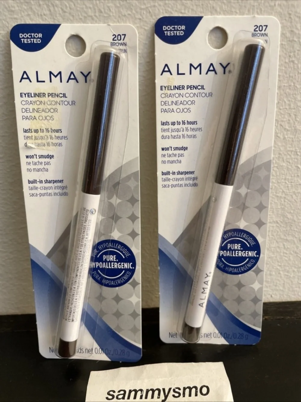 Almay Eyeliner Pencil # 207 Brown, x2 Discontinued See Description
